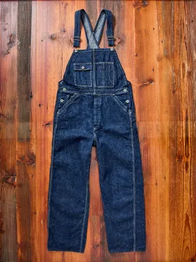 1930's Denim Overall in Indigo One Wash