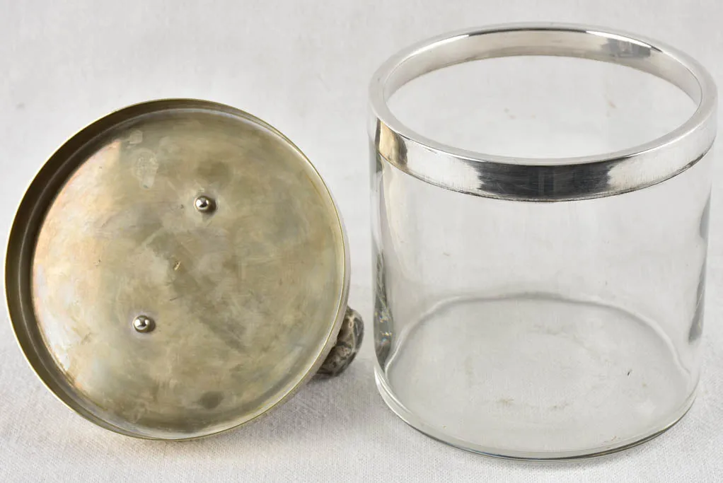 1930s lidded Ice bucket  / container wild bore