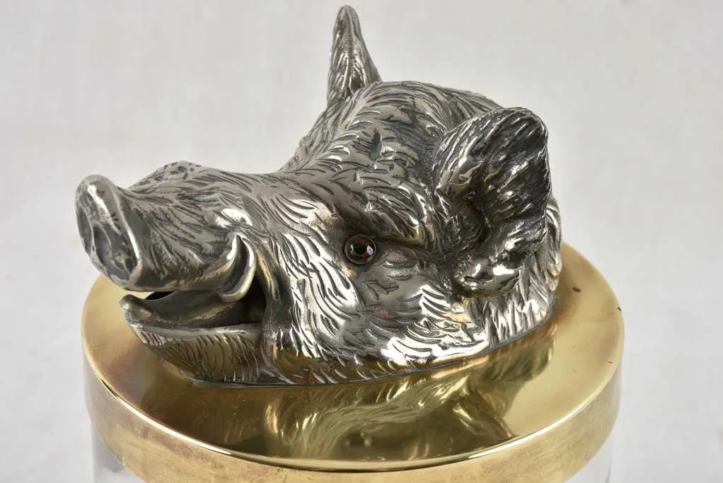 1930s lidded Ice bucket  / container wild bore
