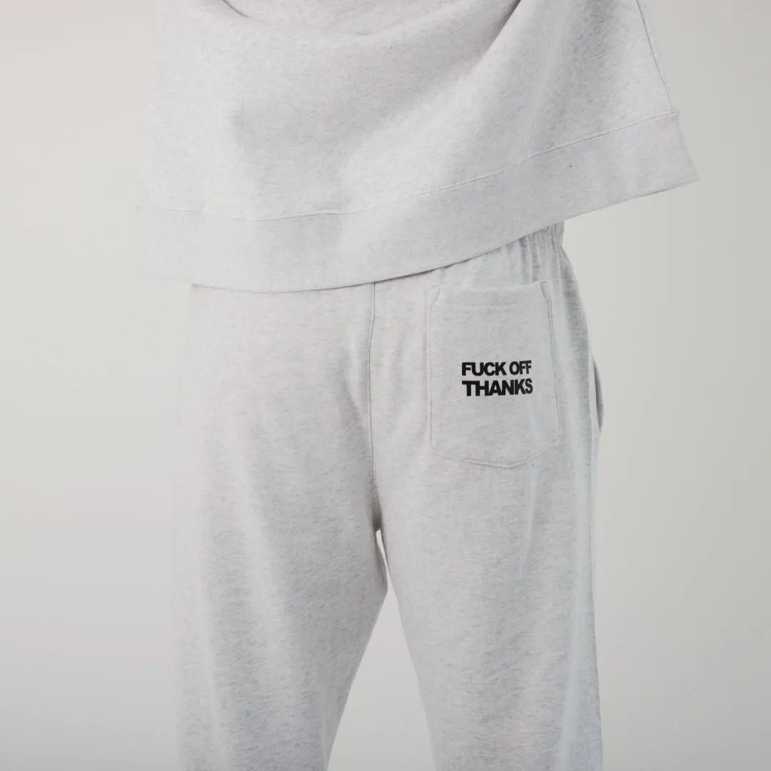 304 Mens Expressive Joggers White Heather