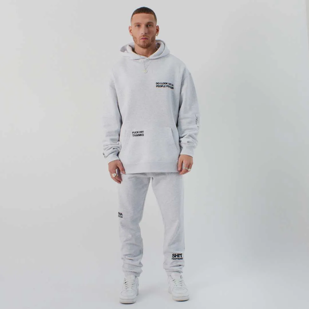 304 Mens Expressive Joggers White Heather