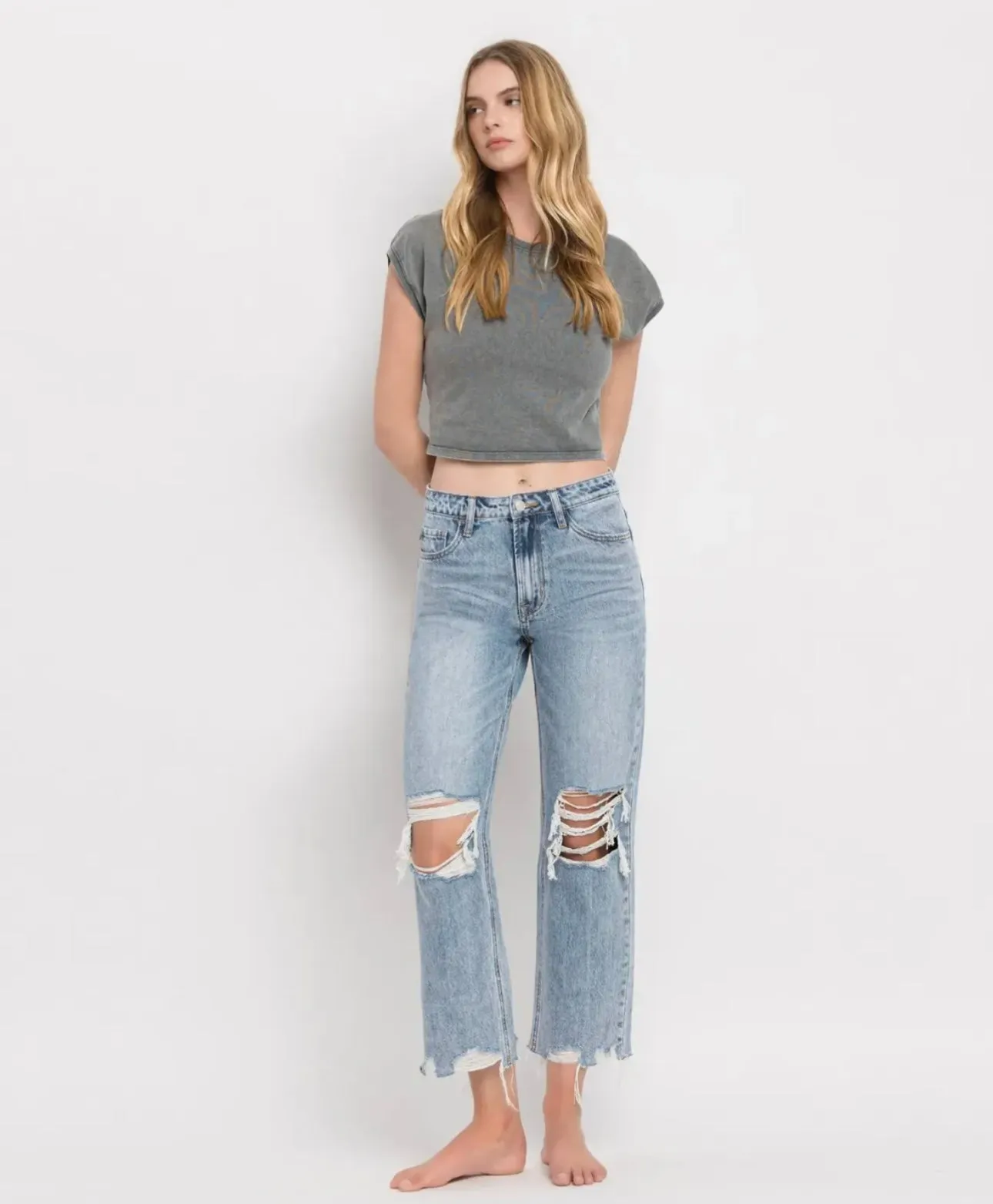 90's Crop Straight