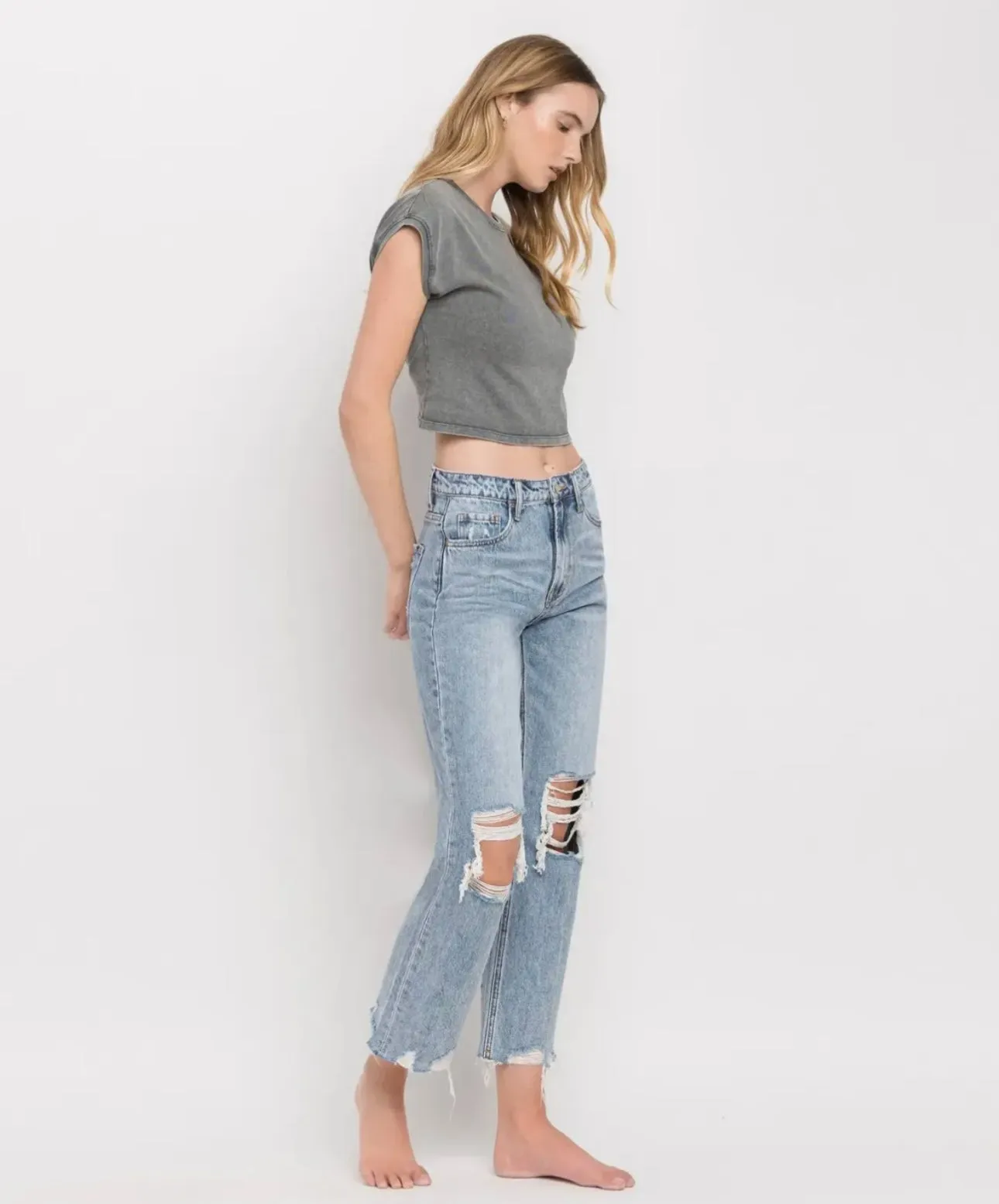 90's Crop Straight