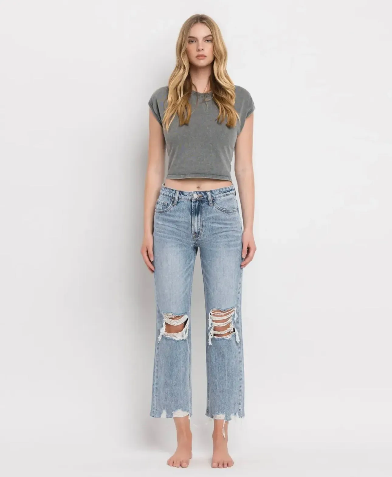 90's Crop Straight