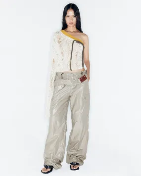 ADSB X OTTOLINGER ADJUSTABLE PARACHUTE PANTS apa777w(BEIGE)