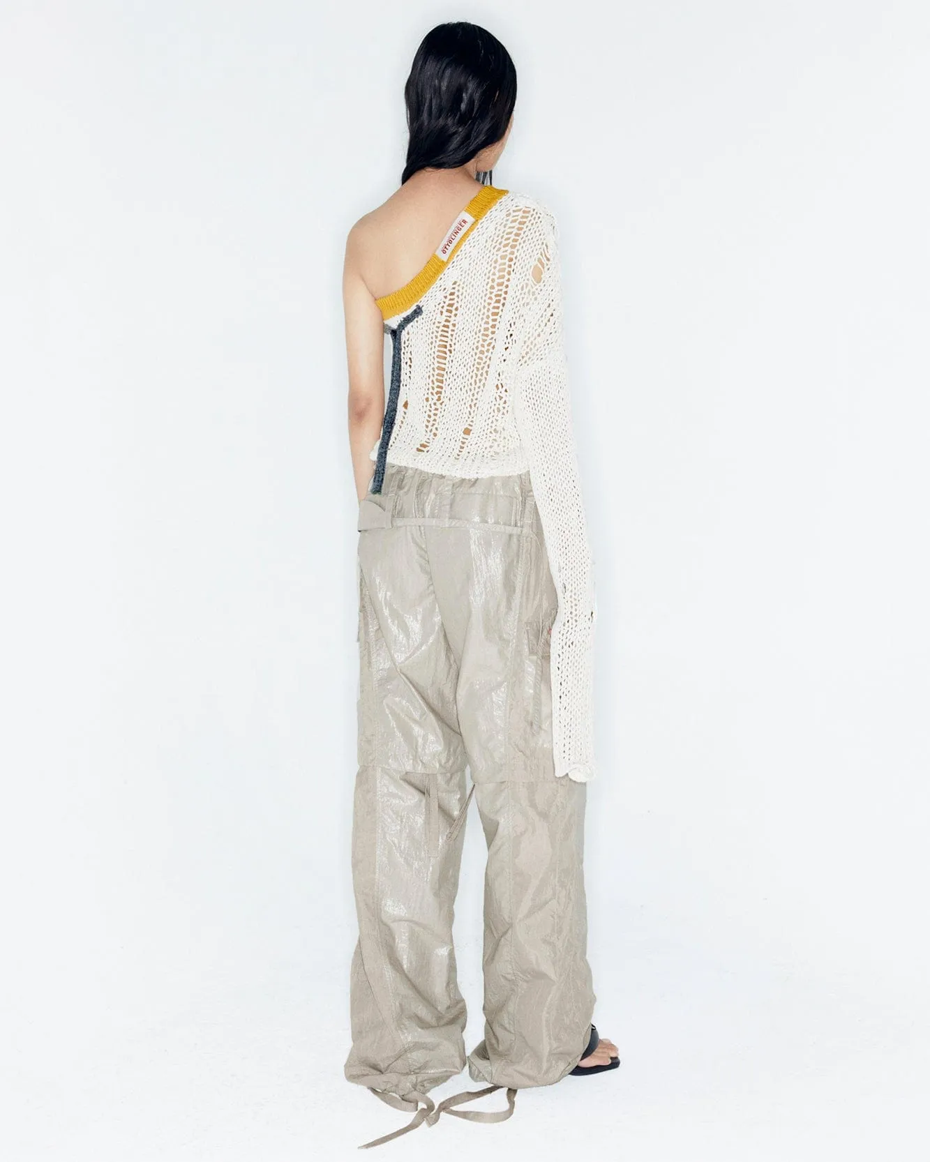 ADSB X OTTOLINGER ADJUSTABLE PARACHUTE PANTS apa777w(BEIGE)
