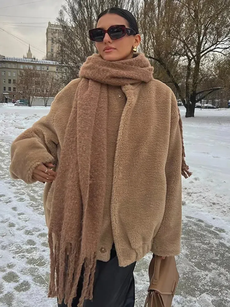 Alethia – Cozy design – Teddy winter jacket