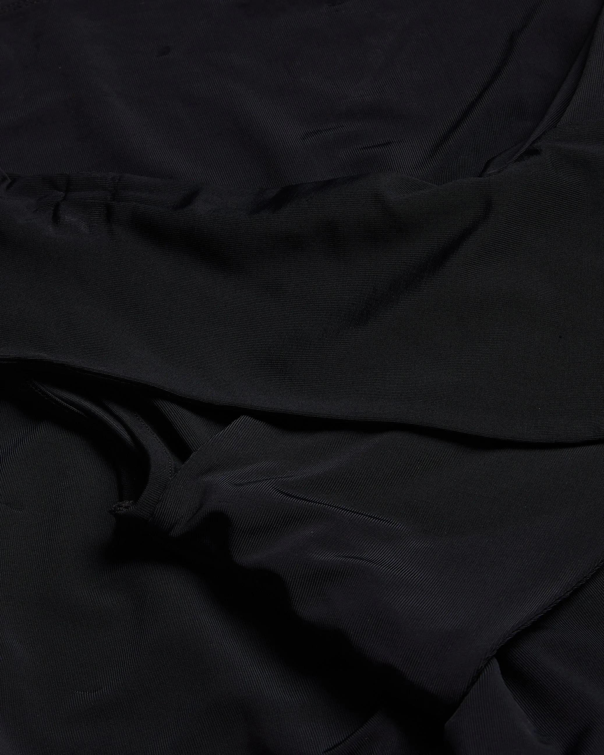 Almhaa Bardot Slinky Jersey Wide Leg Jumpsuit Black
