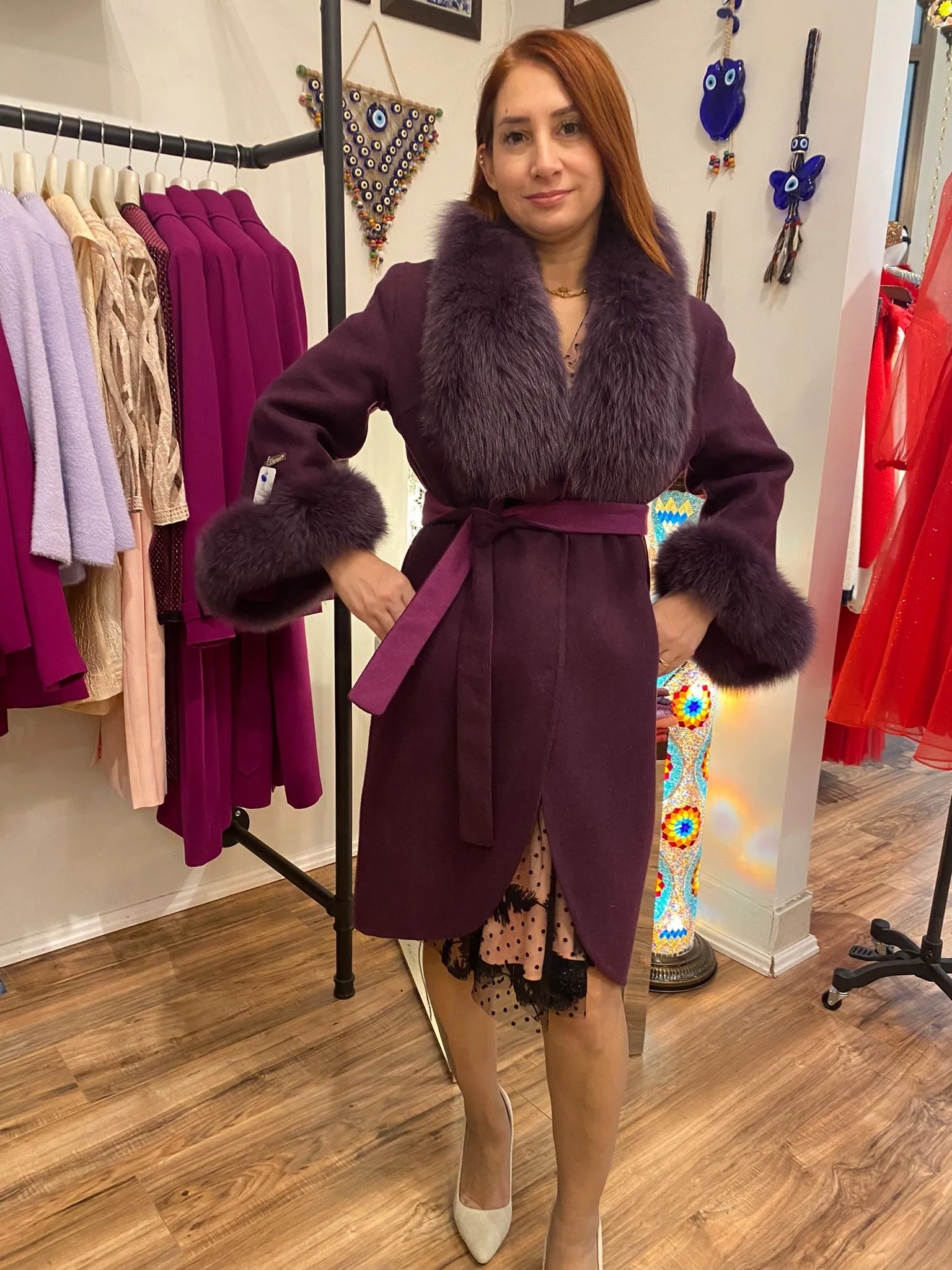 Alpaca Coat Midi