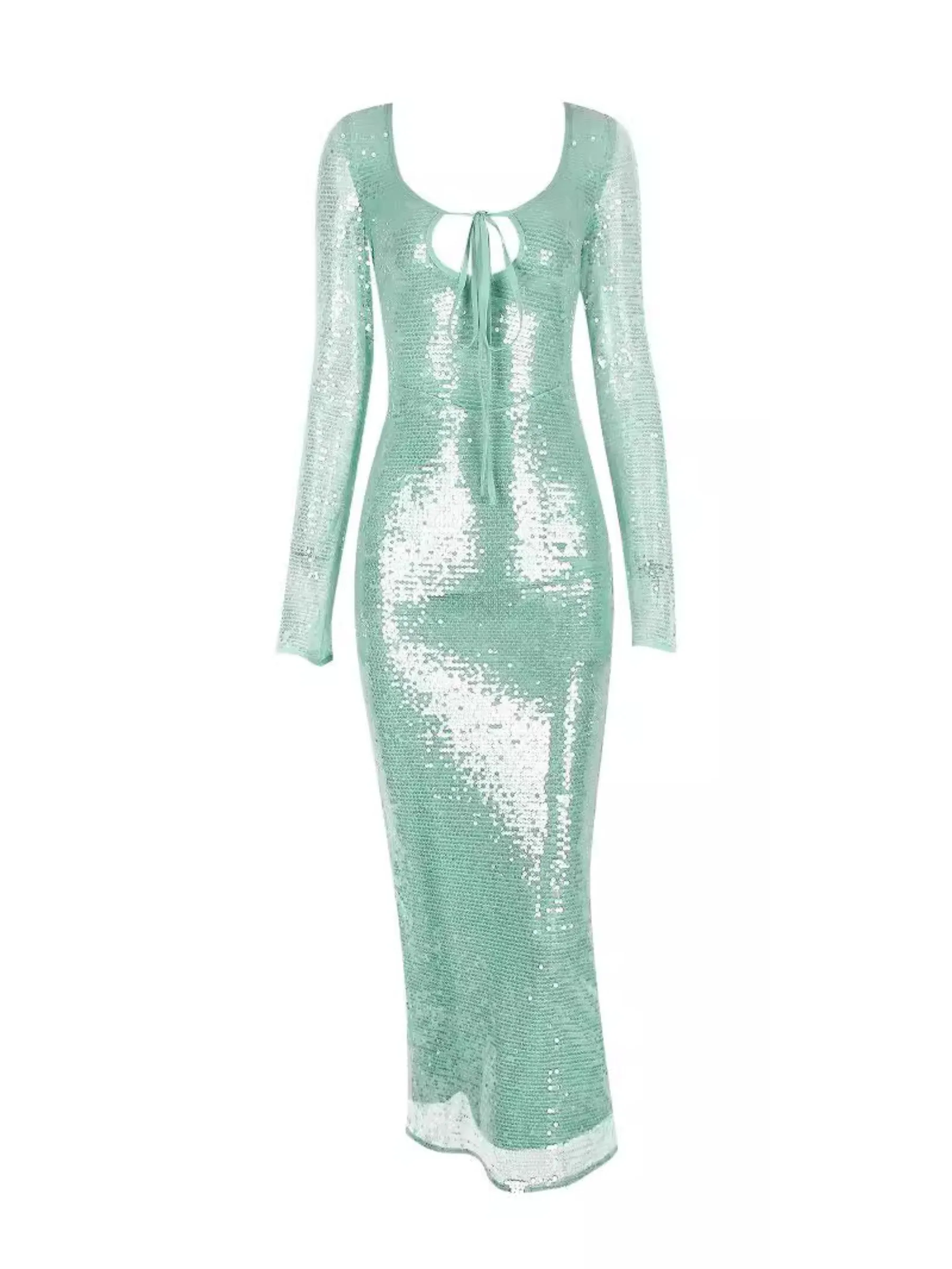 Amozae-Christmas Outfits New Year's Eve Dress Night Out Club Dresses cute winter outfits Charvi Sequin Maxi Dress