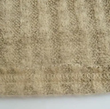 Ankle-Length Woolen Sweater Dress