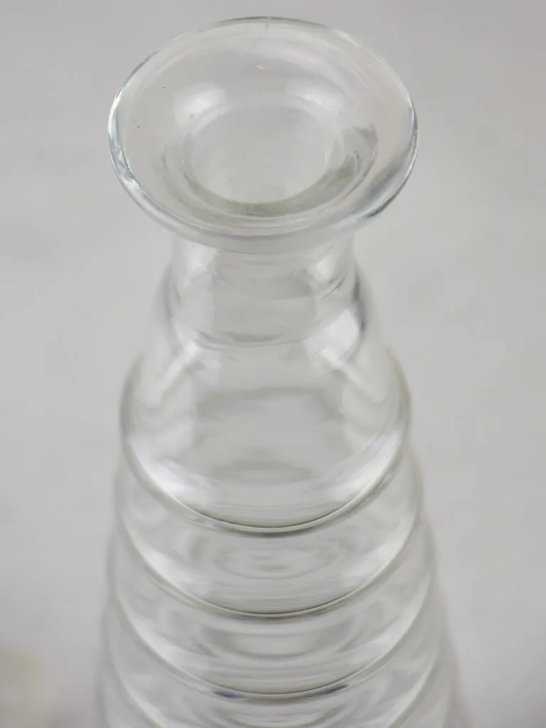 Antique French absinthe bottle with lid - topette 10¼"