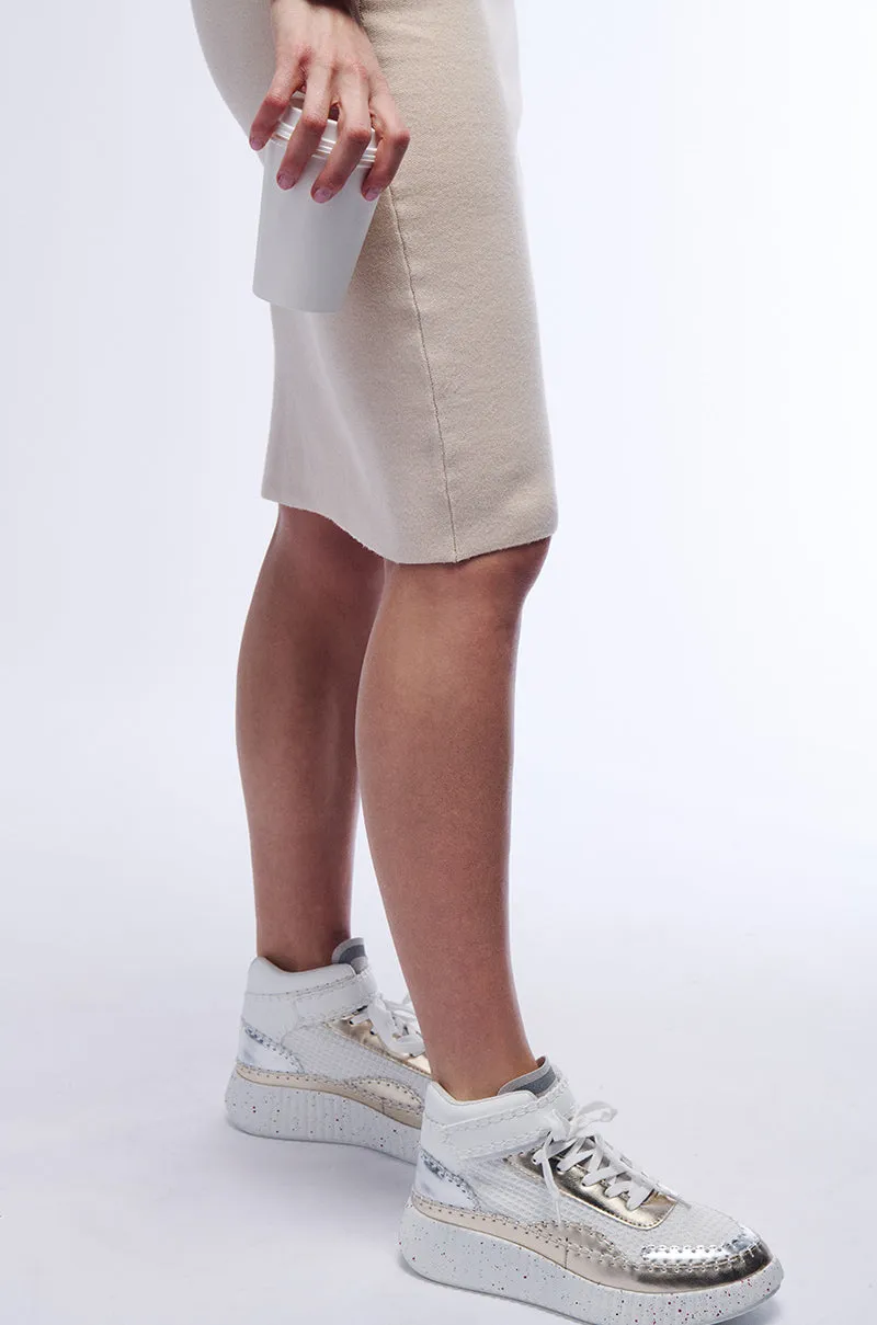 AZALEA WANG FANTASTIQUE WHITE SNEAKER