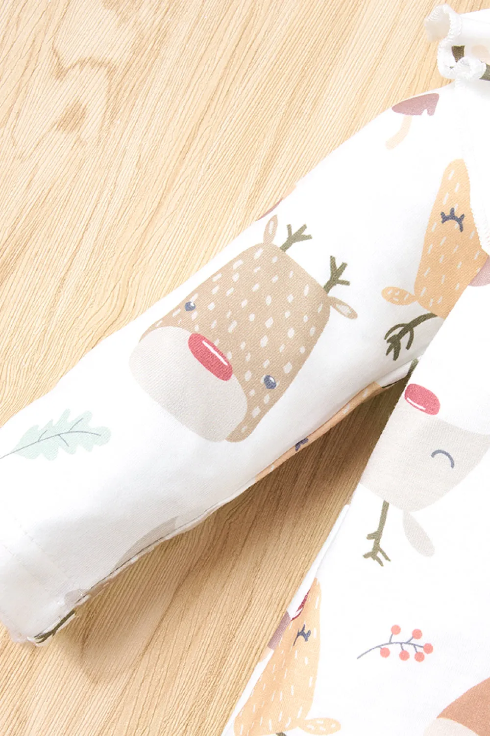 Baby Girl Reindeer Bodysuit and Paperbag Joggers Set
