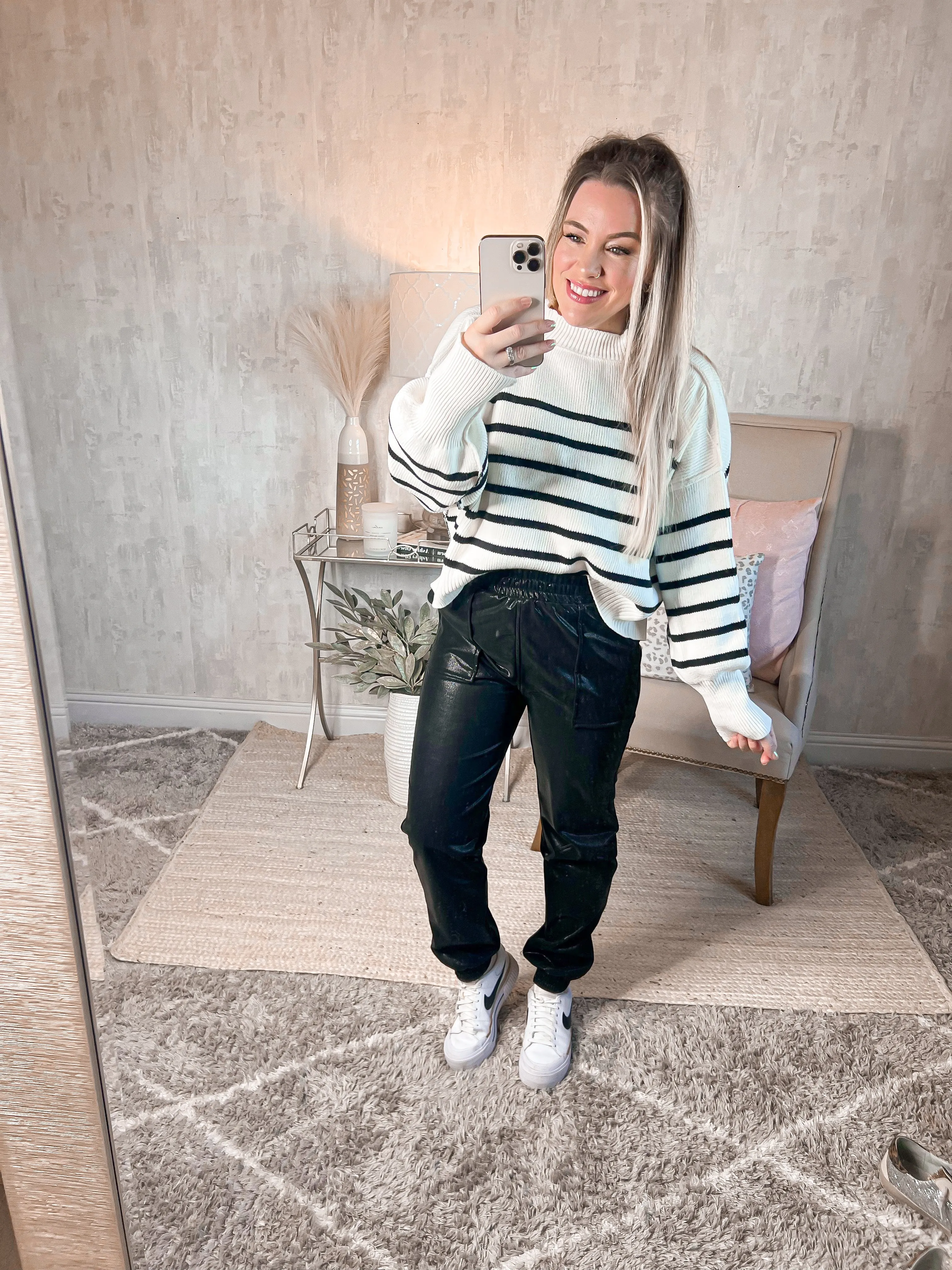 Back to Life Pebbled Joggers