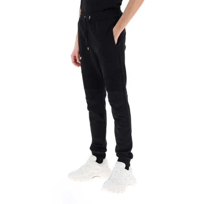 Balmain joggers with topstitched inserts