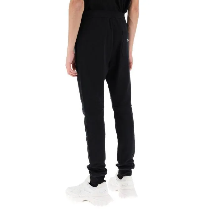 Balmain joggers with topstitched inserts