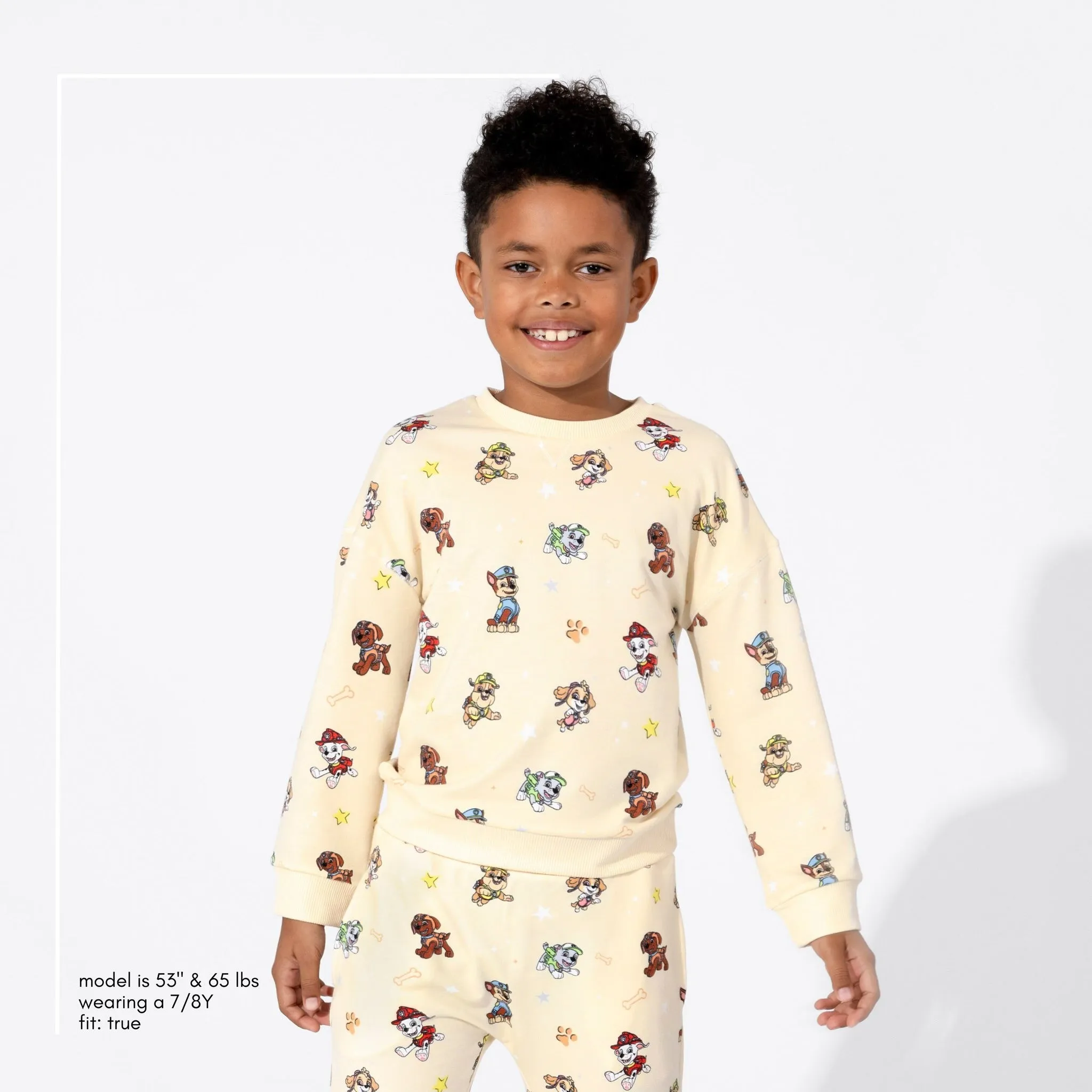 Bellabu Bear Bamboo Blended French Terry Crewneck Sweatshirt - PAW Patrol Classic