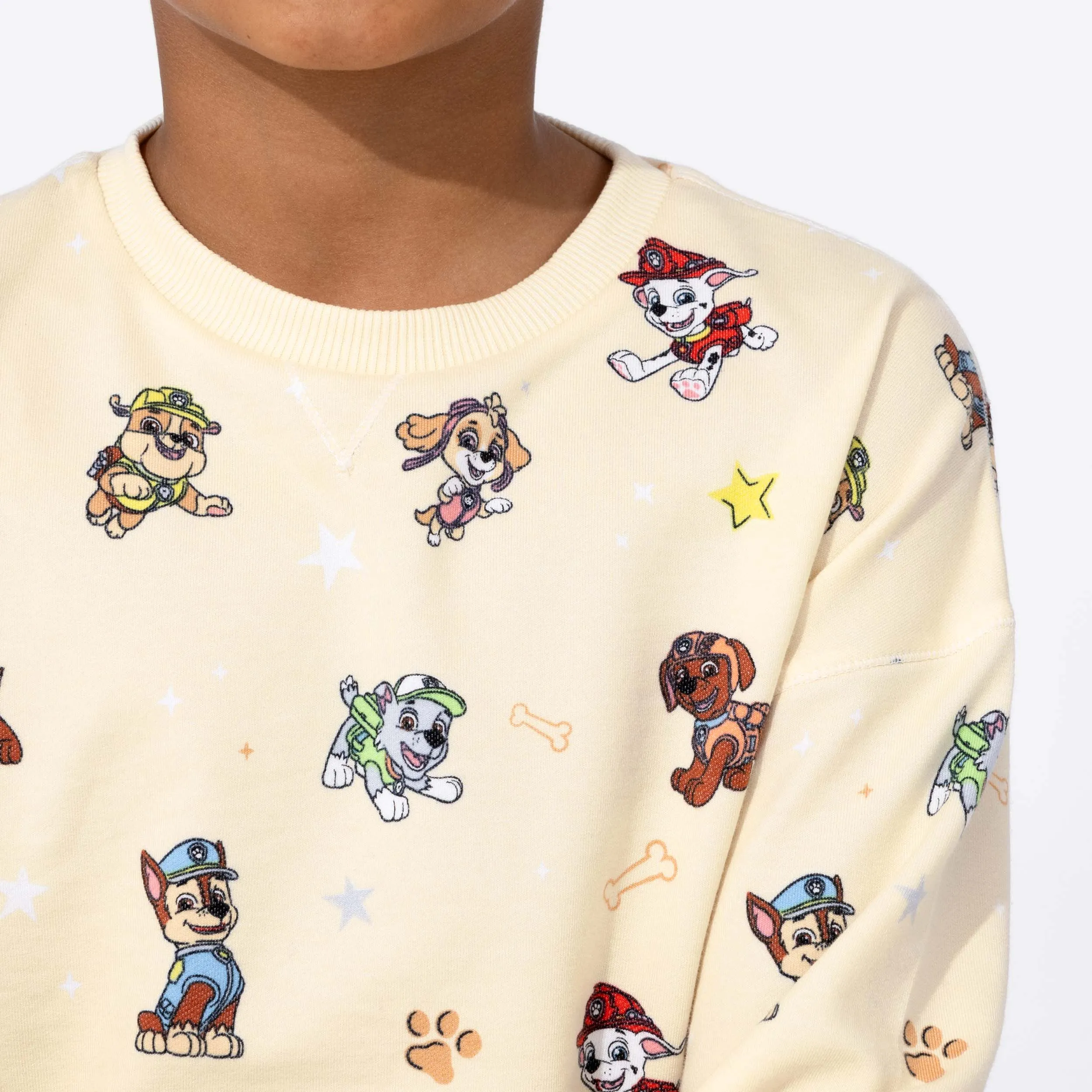 Bellabu Bear Bamboo Blended French Terry Crewneck Sweatshirt - PAW Patrol Classic
