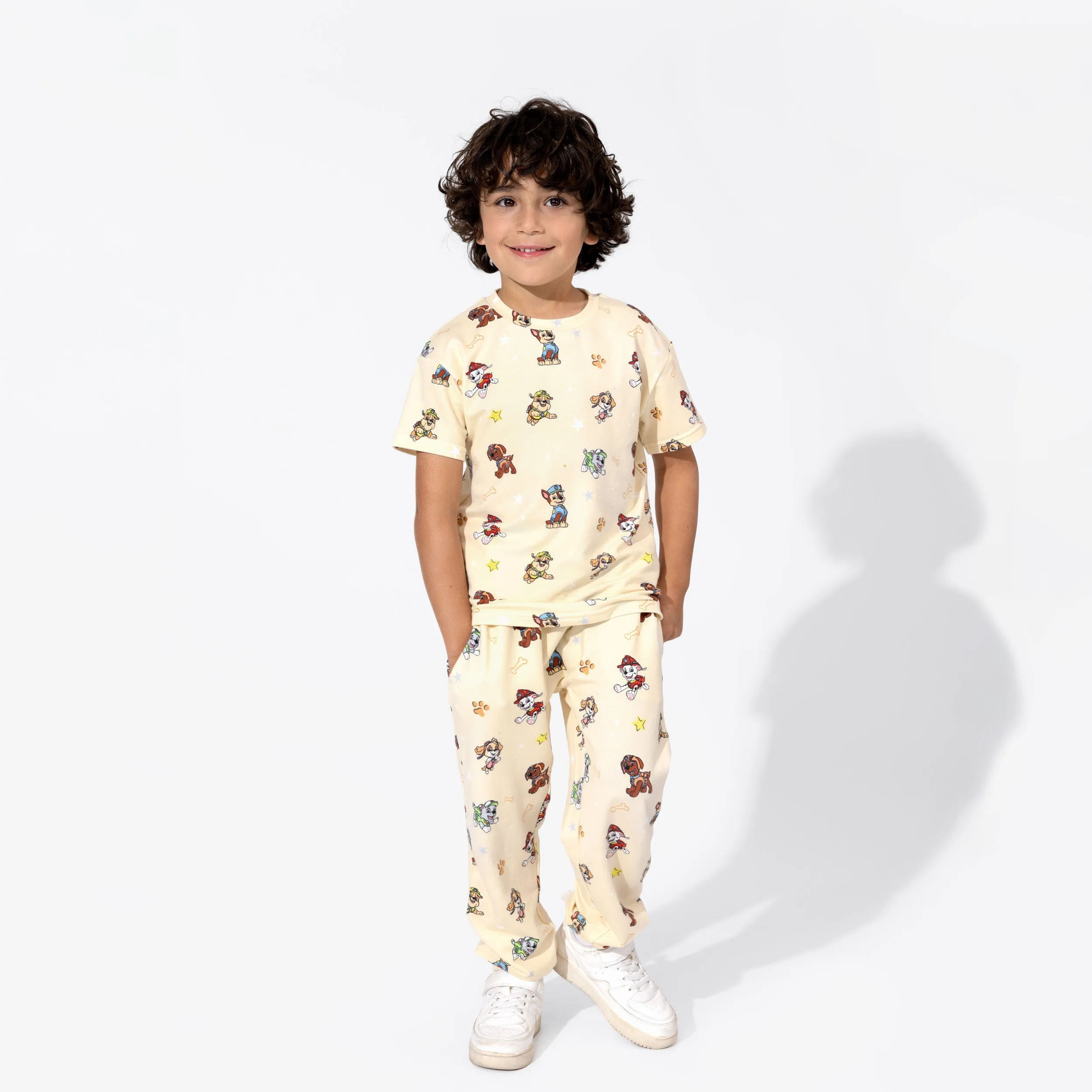 Bellabu Bear Bamboo Blended French Terry Short Sleeve Tee *OVERSIZED FIT* - PAW Patrol Classic