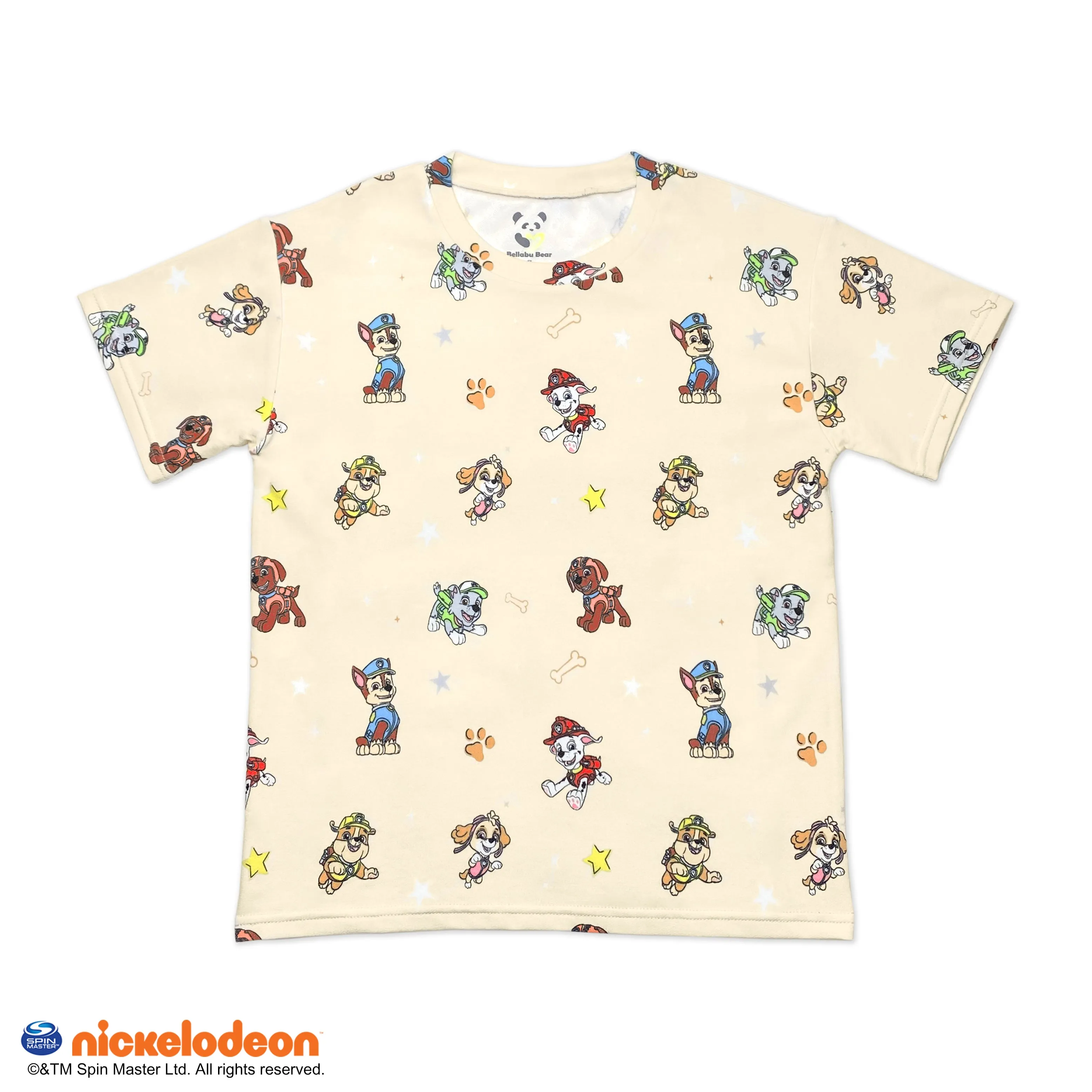 Bellabu Bear Bamboo Blended French Terry Short Sleeve Tee *OVERSIZED FIT* - PAW Patrol Classic
