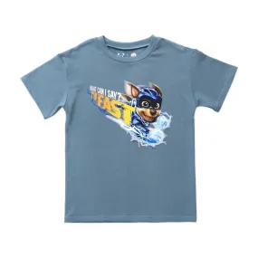 Bellabu Bear Bamboo Blended French Terry Short Sleeve Tee *OVERSIZED FIT* - PAW Patrol Mighty Movie Chase
