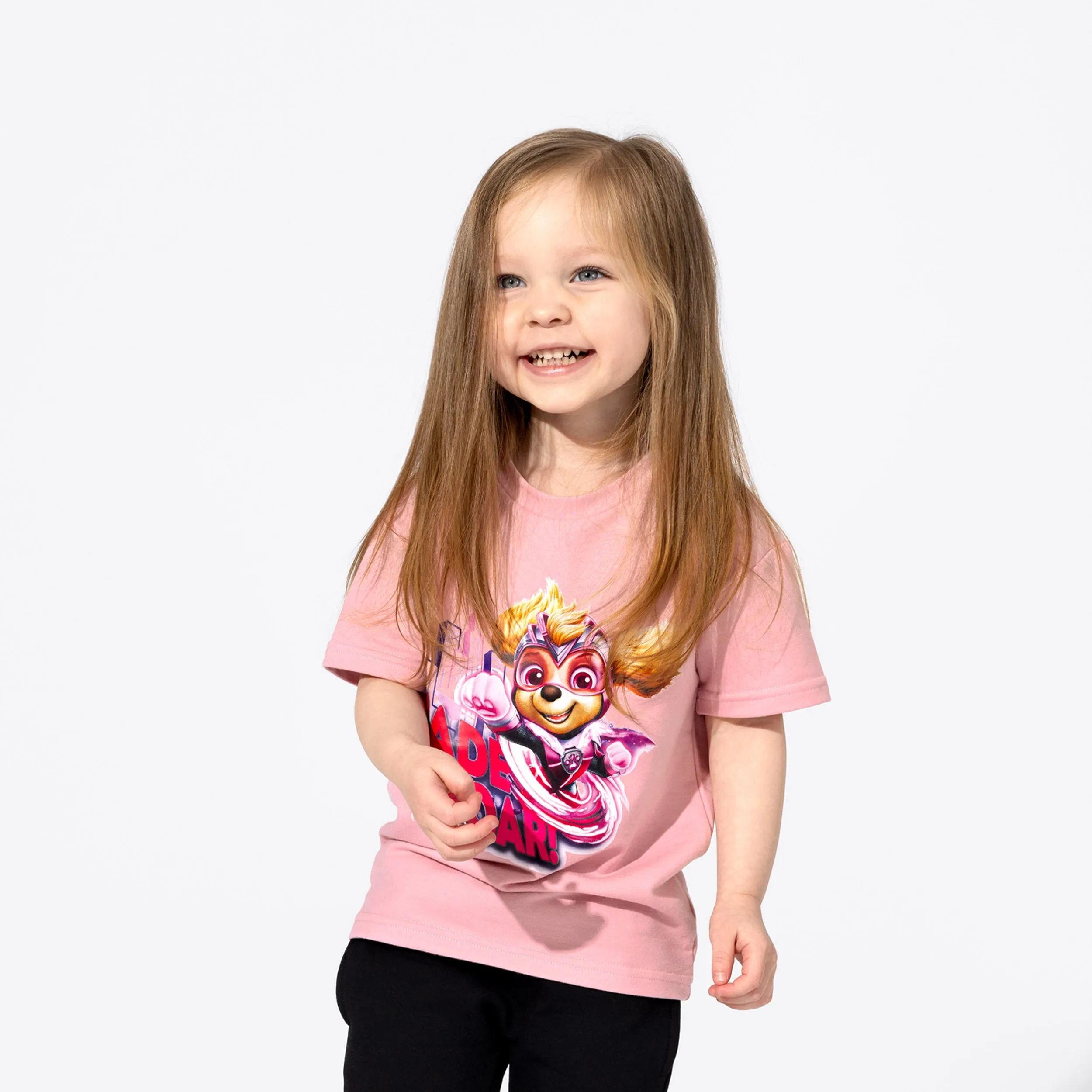 Bellabu Bear Bamboo Blended French Terry Short Sleeve Tee *OVERSIZED FIT* - PAW Patrol Mighty Movie Skye