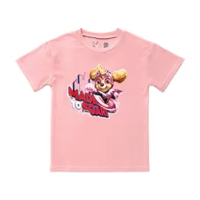 Bellabu Bear Bamboo Blended French Terry Short Sleeve Tee *OVERSIZED FIT* - PAW Patrol Mighty Movie Skye