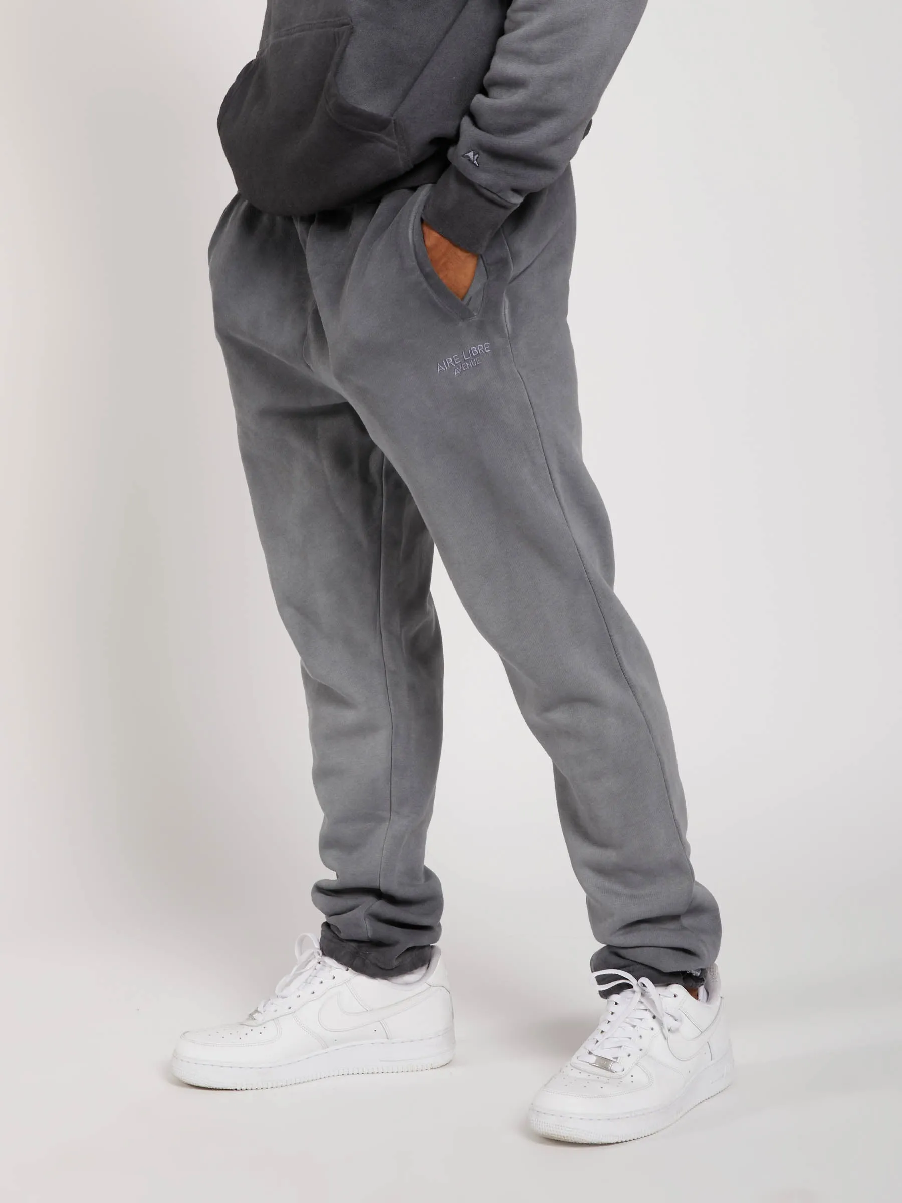 Bleach Spray Jogger - Black