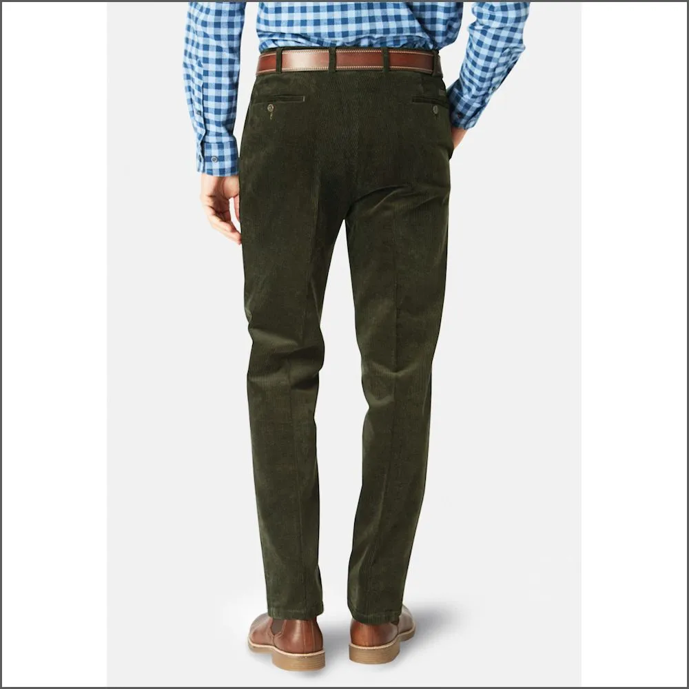 Brook Taverner Ellroy Olive Cord Trousers--