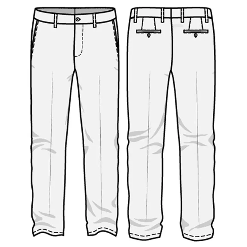 Chambray Linen Irregular Houndstooth Pants in Tan Mix (Mansfield Relaxed Fit) by Ballin
