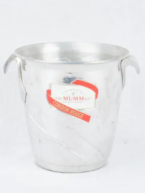 Champagne bucket (Mumm), French, vintage