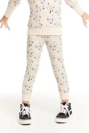 Chaser-Cozy Knit Slim Joggers-Heart Hearts