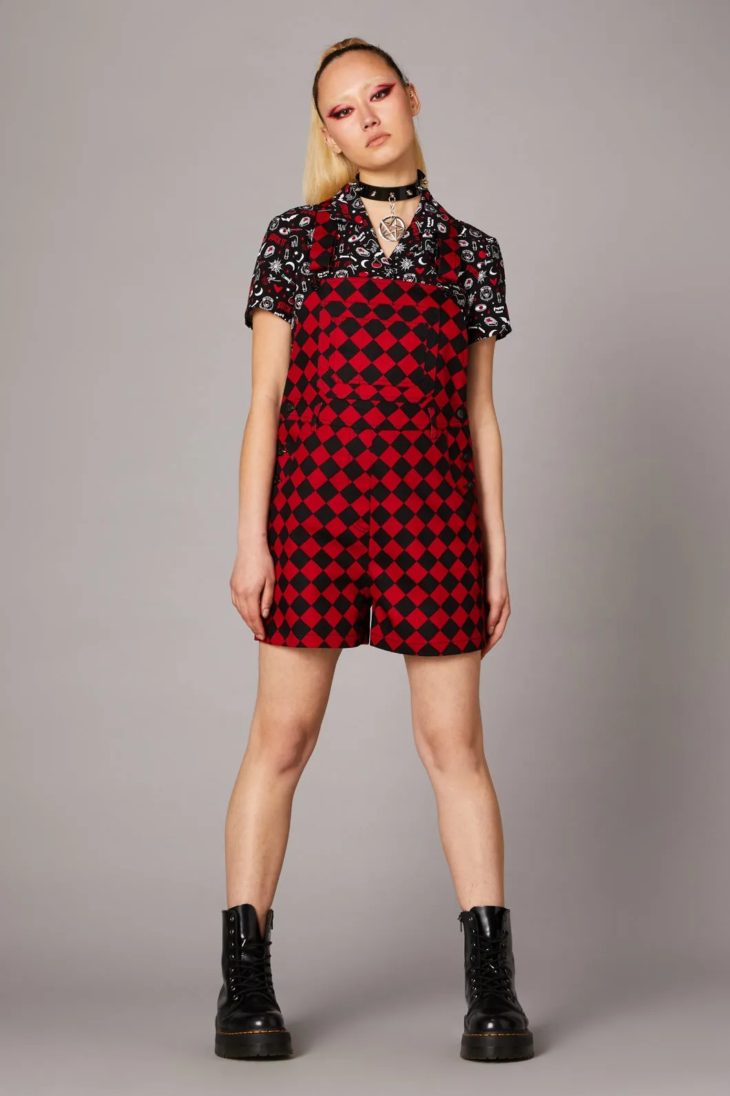 Checkmate Goth Overall