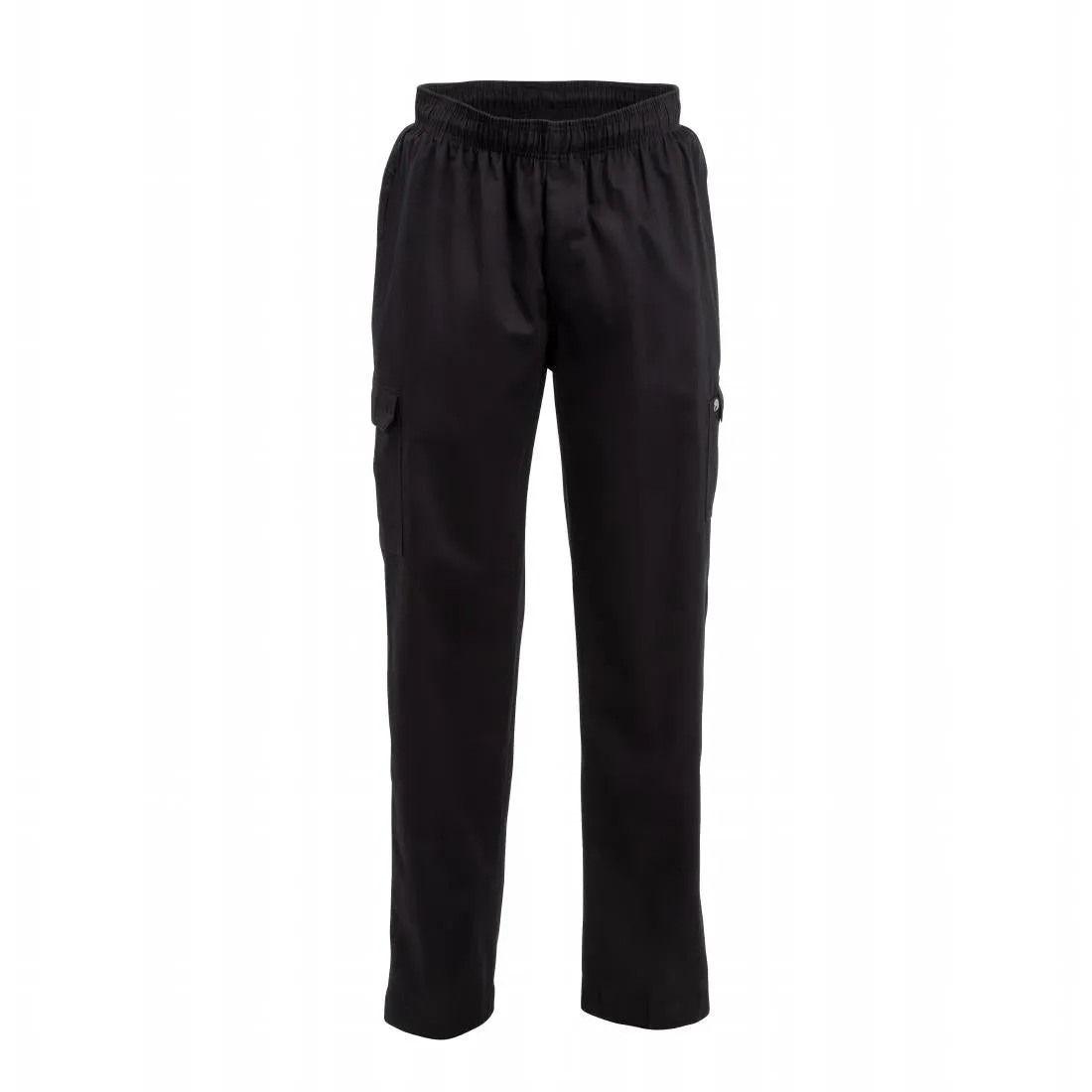 Chef Works Unisex Classic Fit Cargo Chefs Trousers Black L - B222-L
