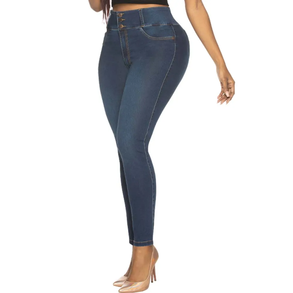 Classic Skinny Curvy BBL Jeans for women - J8742C
