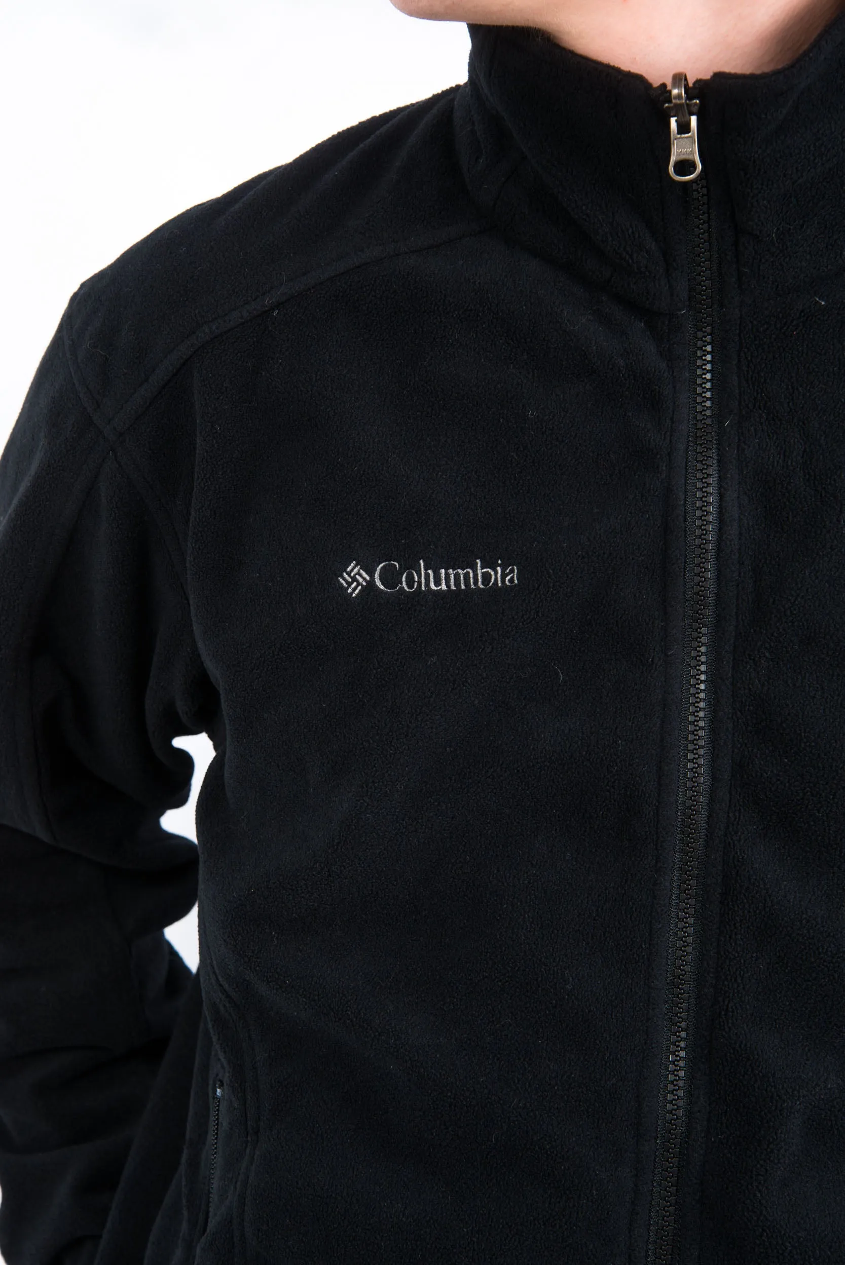Columbia Black Zip Fasten Fleece