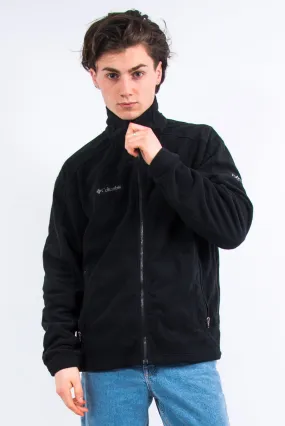 Columbia Black Zip Fasten Fleece