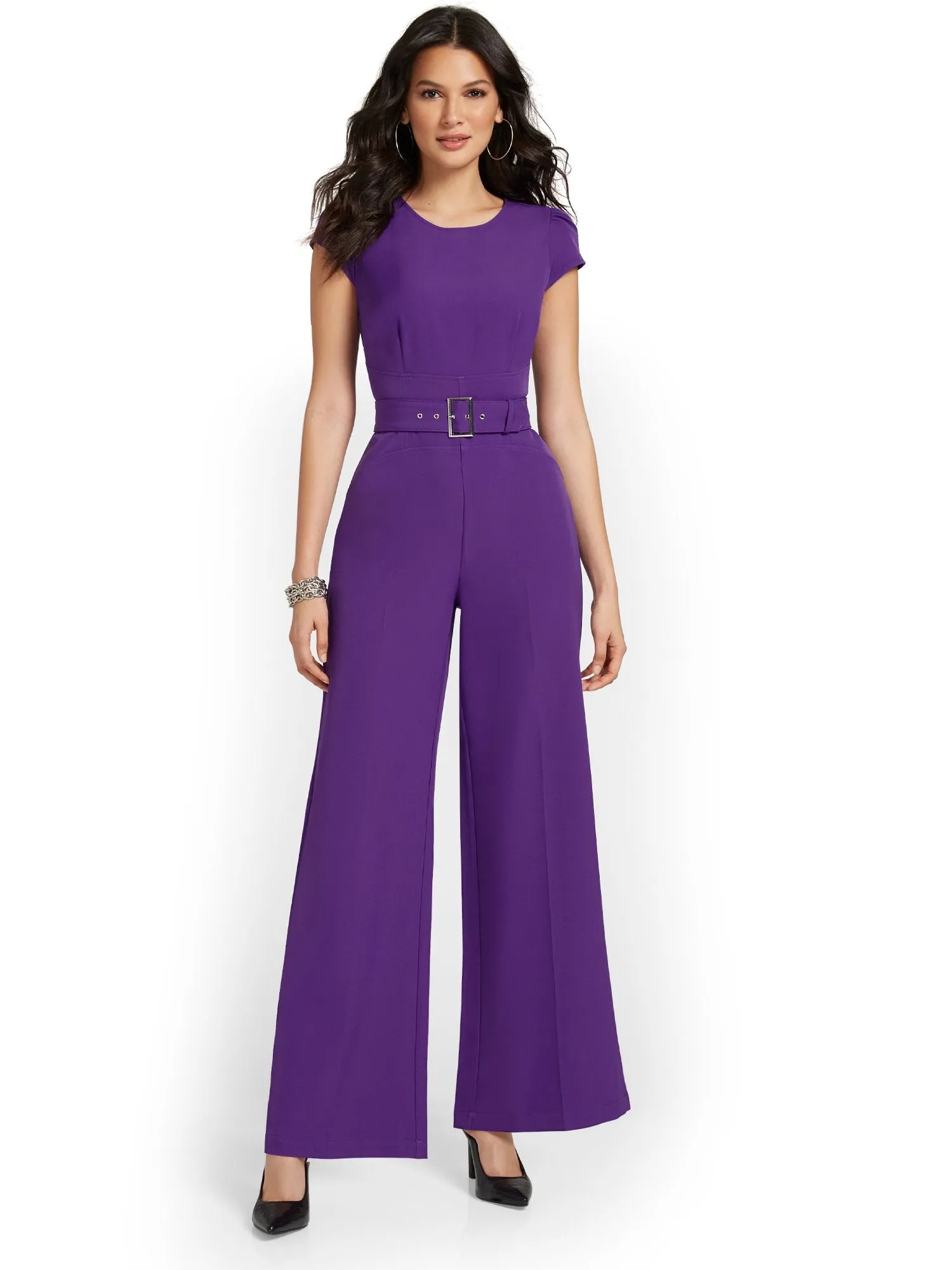 Corset-Waist Jumpsuit
