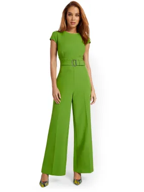 Corset-Waist Jumpsuit