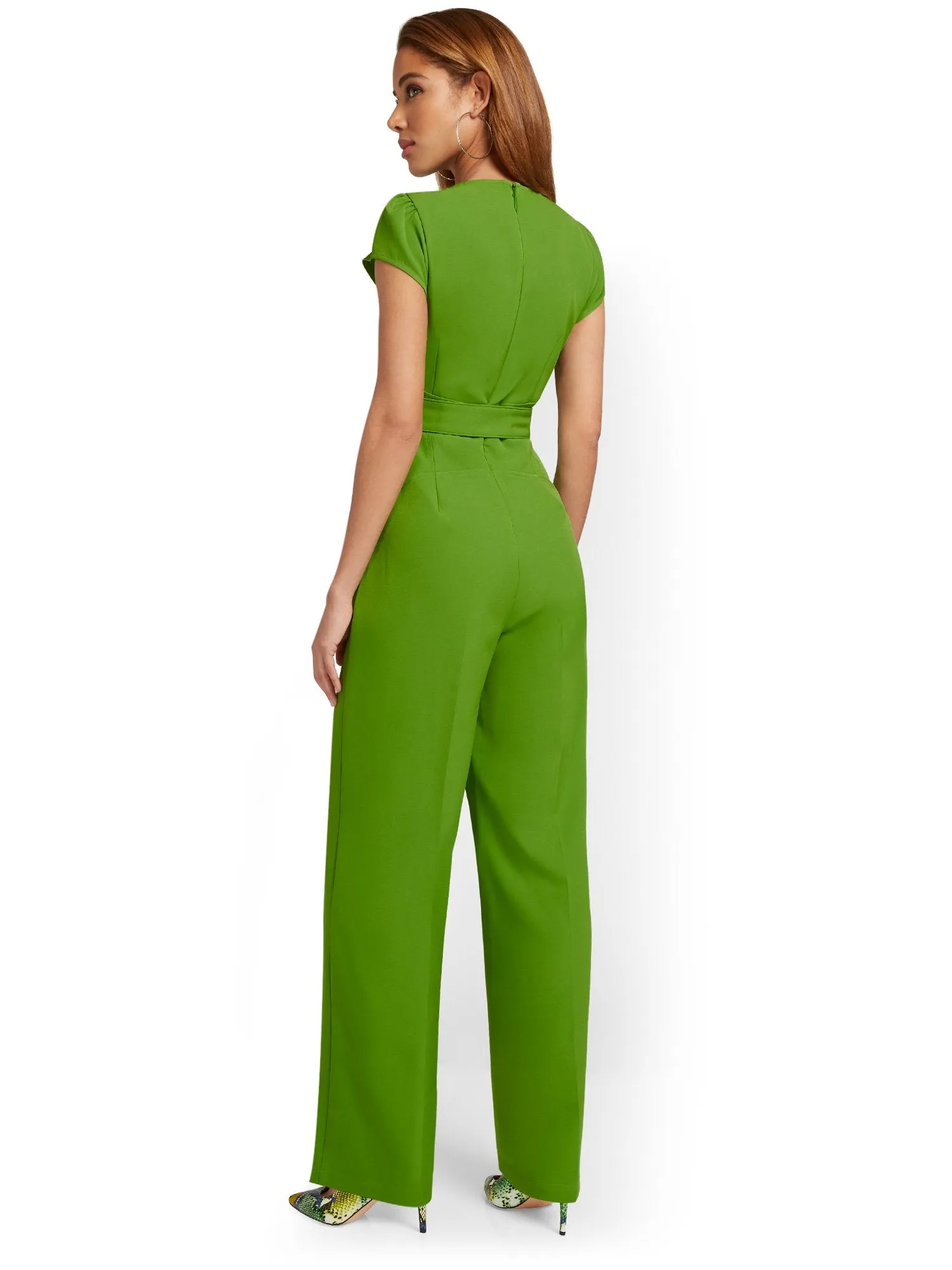 Corset-Waist Jumpsuit