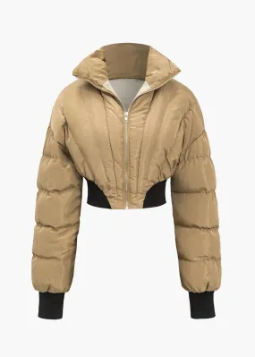 Cropped Bubble Jacket