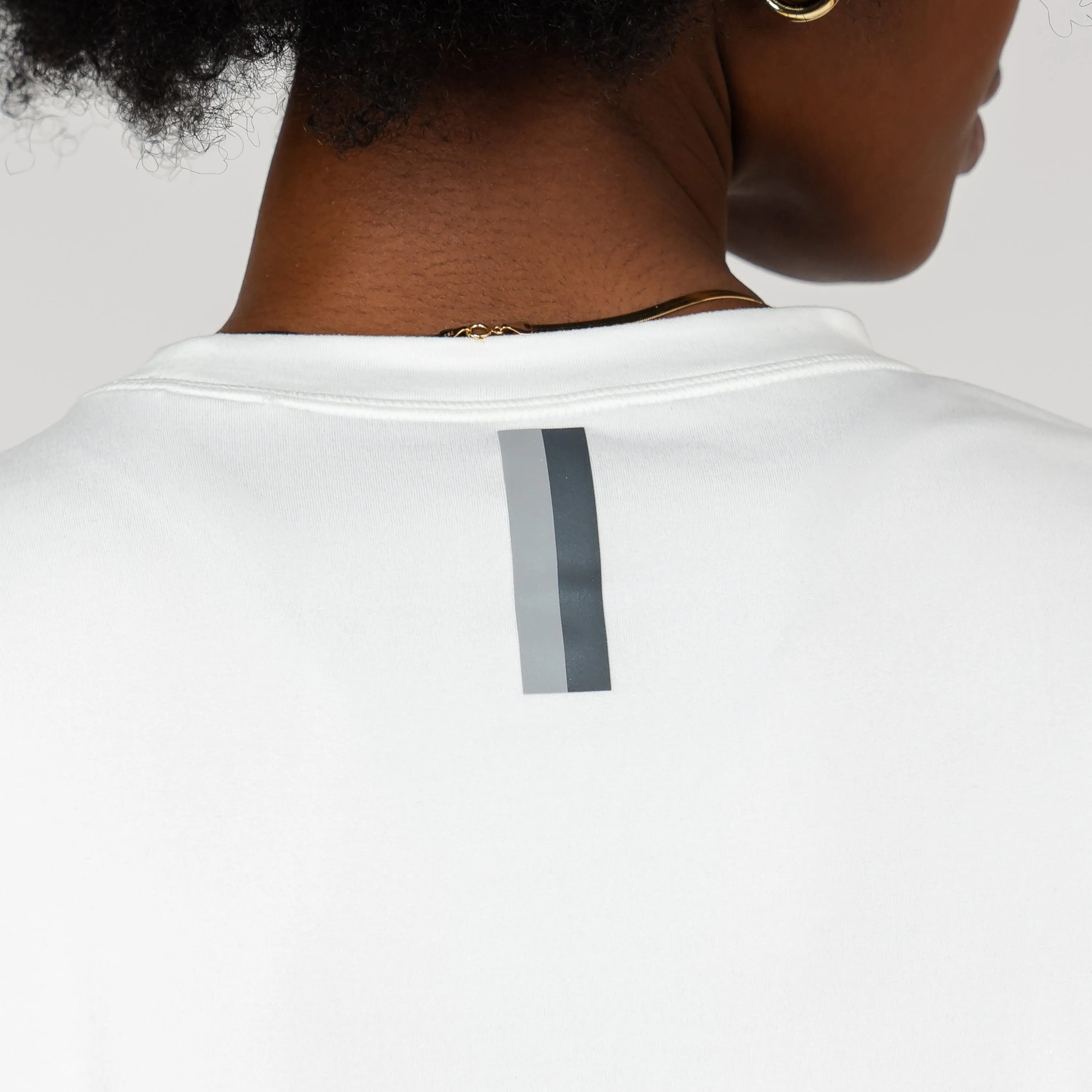 Drift Performance Crop Tee | Solid - White