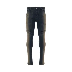 DRKSHDW Easy Nagakin Joggers Denim Pants in Mineral Pearl