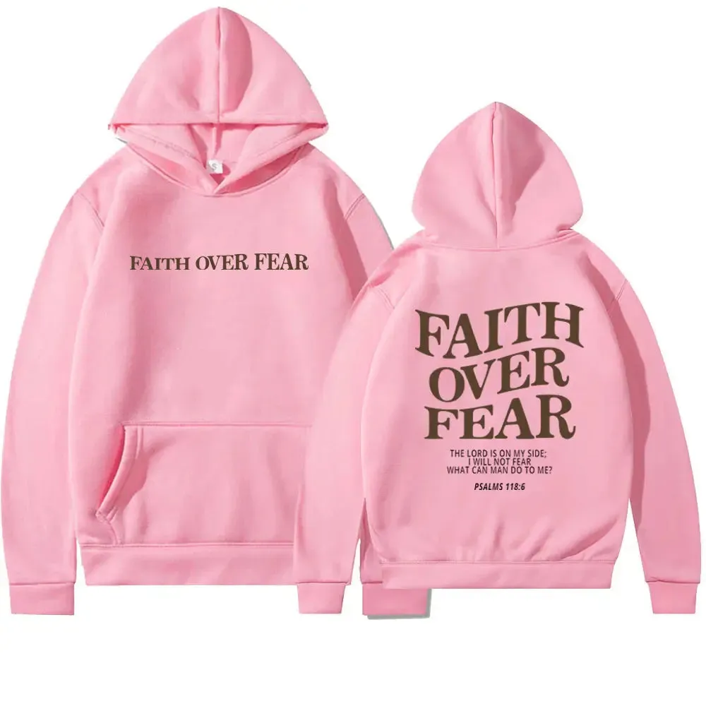 Faith Over Fear Unisex Christian Hoodie
