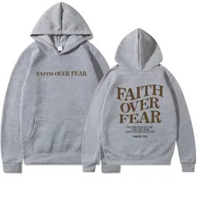 Faith Over Fear Unisex Christian Hoodie