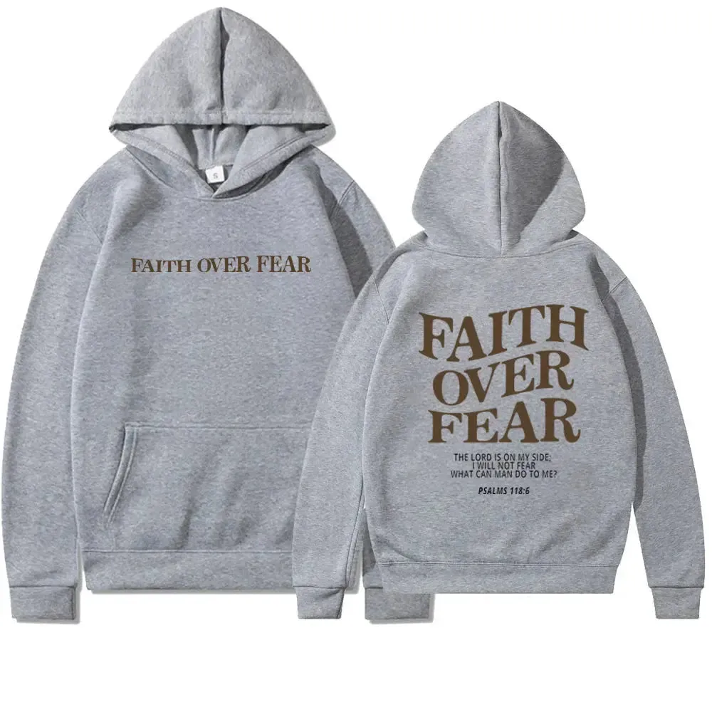 Faith Over Fear Unisex Christian Hoodie