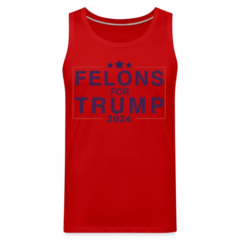 Felons for Trump 2024 Men’s Premium Tank Top