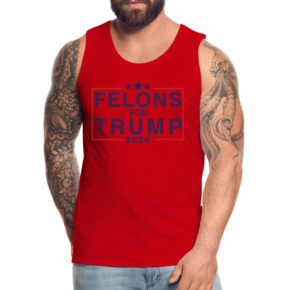 Felons for Trump 2024 Men’s Premium Tank Top