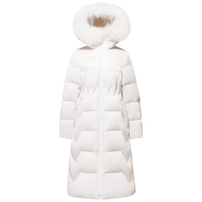 Gathered Waist Goose Down Coat